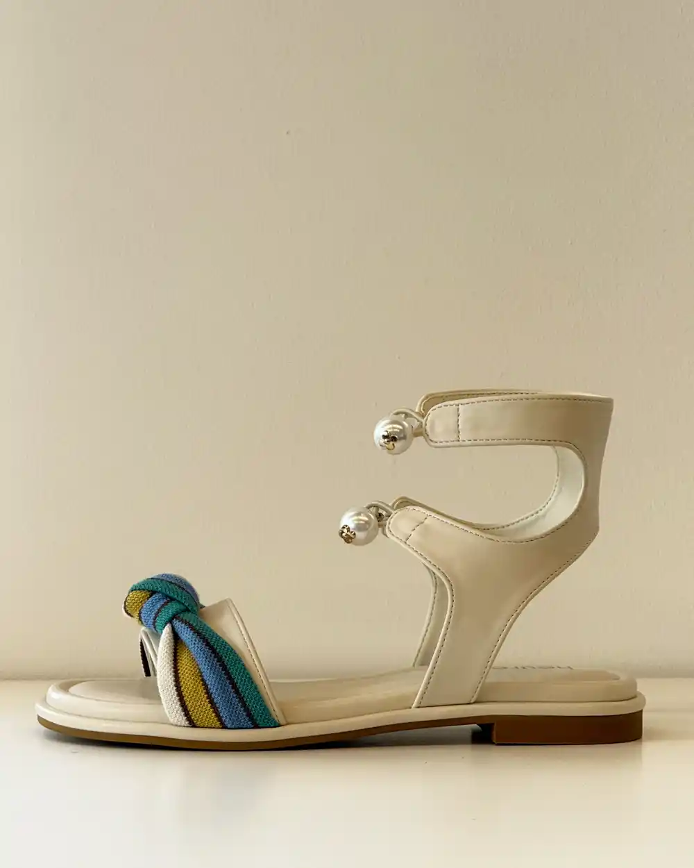 Pearl Strap Sandals